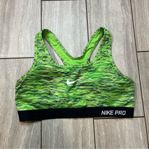Nike Other - Nike Pro Womens Green Racerback Sports Bra Size Medium